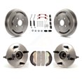 thumbnail image 1 of Transit Auto Rear Brake Drum Shoe Hardware and Wheel Hub Bearing Assembly Kit for Car Chevrolet Cobalt Pontiac G5 with 4 Lug Wheels - Left Right Side (Driver Passenger) K7D-100226, 1 of 11