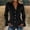 Black, variant on Women's Velvet Button Down Shirt Collared Long Sleeve Flare Cuff Blouse Slim Fit Elegant Casual Tops Navy M