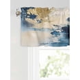 thumbnail image 6 of Valances for Windows Abstract Graffiti Rod Pocket Cafe Window Treatments Valance Curtains for Kitchen Bathroom Laundry Basement Windows 60"x18", 6 of 9