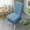 Blue, variant on Cushion for Chair by Fanshiluo,Chair Covers For Dining Room Stretch Chair Slipcovers With Skirt For Kitchen Seat Protectors Wedding Banquet Decor Kids Spandex Fabric Washable