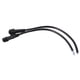 thumbnail image 3 of 4x Macho Hembra Enchufe 2 LED Impermeable Cable Conector Negro, 3 of 5
