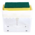 thumbnail image 1 of CAROOTU 2 In 1 Kitchen Liquid Soap Pumps Dispenser Sponge Holder Press Countertop Rack for Home, 1 of 7