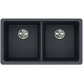 thumbnail image 5 of Elkay ELGU3322BK0 Gourmet e-granite Double Bowl Undermount Sink, Available in Various Colors, 5 of 7
