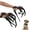 Black, variant on Nieyigj Halloween Knuckles Skeleton Hands Bone Claw Hands Outdoor Party Decoration Props Black 10.63 inches / 27 cm