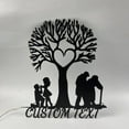 thumbnail image 4 of Handmadetneonsign Personalized Tree Of Love Metal Wall LED Light, Custom Tree Of Life Metal Sign, 4 of 5