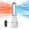 thumbnail image 2 of Faryuan 3-in-1 Bladeless Heater Tower Fan with Filter, 80° Oscillating 10-Speed Cooling Fan with Remote, 9H Timer & Fast Heating for Room, 2 of 7