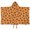 Sunflower and Outline, variant on Sunflower and Outline Orange Pattern Teens Hooded Bath Towel Wrap for Ages 3 To 12,Quick Dry Lightweight Soft Microfiber Bath Beach Pool,50"x30"