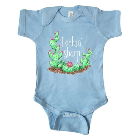 

Inktastic Lookin Sharp Cacti and Succulents Gift Baby Boy or Baby Girl Bodysuit