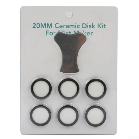

Aceovo 20mm Pottery Disc Kit for High Efficiency Mist in Humidifiers Wrench Included 6PCS