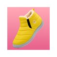 thumbnail image 4 of Woobling Girls Comfort Warm Shoes School Comfort Pull On Booties Yellow 9C, 4 of 4