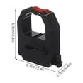 thumbnail image 2 of FESTFENDS 2Pcs Replacement Ribbon for Time Clock Printer Black Compatible with Multiple Attendance Clock Brands, 2 of 8