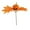 B, variant on Halloween Decorations Set Pumpkin Autumn Maple Leaf Branch Plastic Material Hand Painted for Fall Party Tabletop Mantel