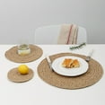 thumbnail image 2 of Table Coaster Insulation Anti Slip Straw Lightweight Natural Table Coasters for Kitchen, 2 of 8