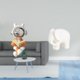 thumbnail image 2 of Estatua de astronauta,Estatua de astronauta,figura espacial,adorno,Figura decorativa de resina para escritorio,escultura decorativa para el hogar,Figura de elefante,Figura decorativa de, 2 of 8