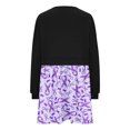 thumbnail image 4 of DecSea Robe d'Hiver à Manches Longues pour Femmes Robe Décontractée Longueur Genou Col Rond Côtelé Robes d'Automne, 4 of 6