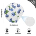 thumbnail image 2 of Ryvnso Blueberry Fruits Round Plate Mats Dining Table Placemat Set of 4 for Holiday Decoration, 2 of 7
