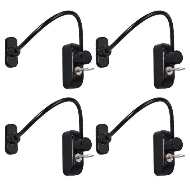 2 Fridge Locks for Kids, Fridge Door Lock Cabinet Window Lock with 4 Keys, Strong Adhesive Lock Rest