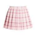 thumbnail image 3 of RTKFRFLM School Uniform&nbsp;for Girls Basic Pleated Skirt Classic Preppy Short Tennis Skirt Back to School Uniform Bottoms Girls Back to School Clothes, 3 of 4