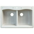 thumbnail image 3 of Transolid 33" x 22" Top Mount Aversa Granite Kitchen Sink, Available in Various Colors, 3 of 4