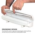 thumbnail image 4 of Cortador De Película Adhesiva Abs Caja De Corte Plástico Para El Hogar Dispensador Ergonómico De Envoltura Adhesiva Para Alimentos Con Cortador Para Envoltura De Plástico Para Restaurante En Casa Serendint HA012875-00, 4 of 7