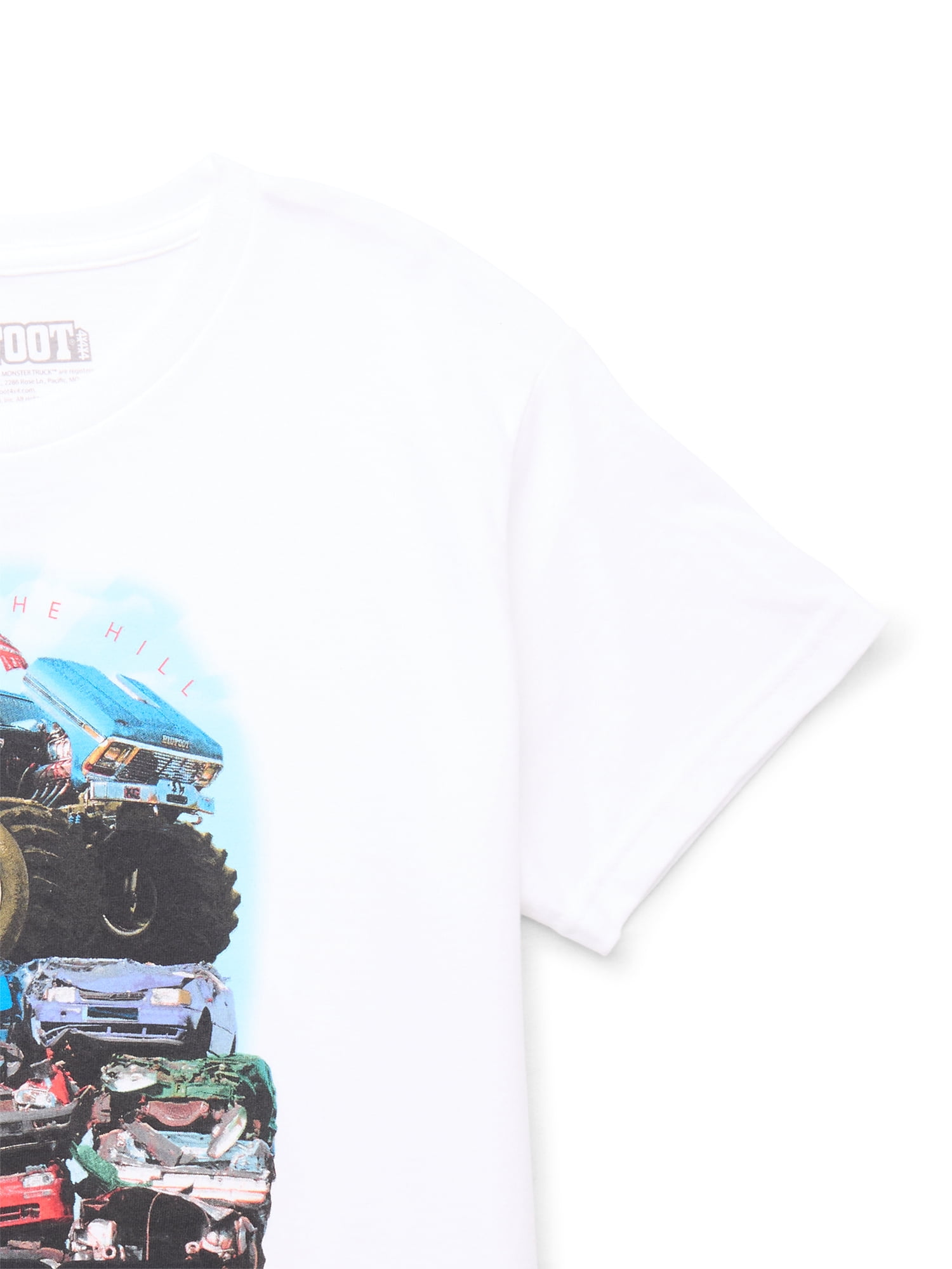 Bigfoot King Boys Graphic Tee with Short Sleeves, Sizes 4-18