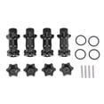 thumbnail image 1 of Rueda hexagonal de Aluminio CUTICAT Adaptador extendido hexagonal de cubo para Coche HSP 94087 1/8 RC Negro, 1 of 8