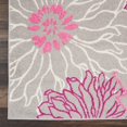 thumbnail image 4 of Alfombra de Área Nourison Passion Gris Floral Estilo Campestre 60x90 cm, 4 of 8