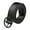 Round Buckle Black, variant on INSPIRE CHIC Women's PU Leather Belts for Dresses, Fashion Black Waistband Girl Belt Square Buckle Black