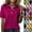 13# Hot Pink, variant on Polo Shirts for Women Golf Button Collared Summer Short Sleeve Tops Lightweight Work Blouses 2026 Dark Gray M