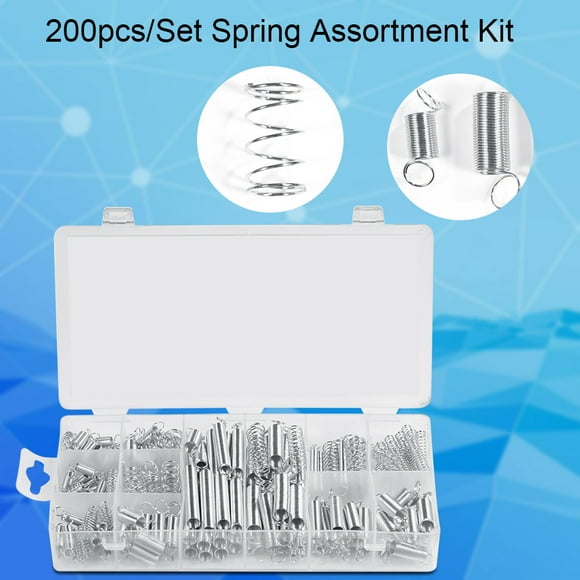 Assorted Springs200pcs/Set 20 Sizes Extension Spring Assortment Extension Spring Streamlined Design
