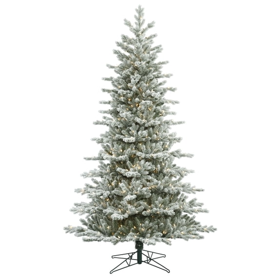 Vickerman 14' Frosted Eastern Fraser Fir Artificial Christmas Tree, Clear Dura-lit Lights