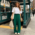 thumbnail image 3 of Yourumao Girls Fleece Sweatpants Elastic High Waist Wide Leg Sweatpants with Pockets Basic Solid Oversized Soft Casual Sweat Pants, 3 of 9
