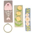 thumbnail image 1 of Coofit Embroidery Kit Creative Fish Floral Needlework Kit DIY Hair Clip with Hoop, 1 of 10