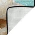 thumbnail image 5 of SKYSONIC 72x48in Tropical Beach Coast Area Rug, Sea Shell Starfish Non-Slip Floor Carpet for Indoor Living Dining Room and Bedroom Area, 5 of 7