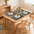 thumbnail image 3 of VCVCOO Placemats Set of 6, Vinyl Table Place Mats Stain Resistant Placemats Washable Wipeable Placemat for Kitchen Dining Table Indoor Outdoor, 3 of 12