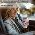 thumbnail image 5 of Goddaughter 20oz Stainless Steel Double Wall Tumblers from Godmother - Butterfly Inspirational Gift (Pink), 5 of 7