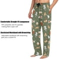 thumbnail image 3 of Top-kevin Christmas Cat Pajama Pants for Men Comfort Sleep Lounge Bottoms Straight-fit with Pockets S-XXL, 3 of 6
