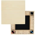 thumbnail image 3 of WE Games 4 Player Shut The Box Dice Game - Walnut Stained Wood - 14 In., 3 of 9