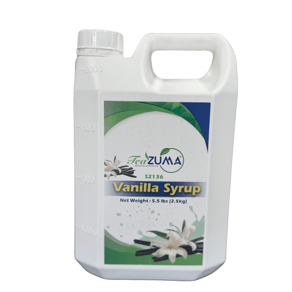 TEAZUMA VANILLA SYRUP 2.65 lbs/ bottle