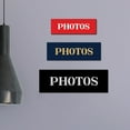 thumbnail image 2 of Signs ByLITA Basic Photos Sign (Red) - Large, 2 of 6