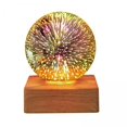thumbnail image 1 of 2x 3D cielo estreldo luz lámpara corativa para decoración del dormitorio Gloria Luz de noche de bola de cristal, 1 of 9