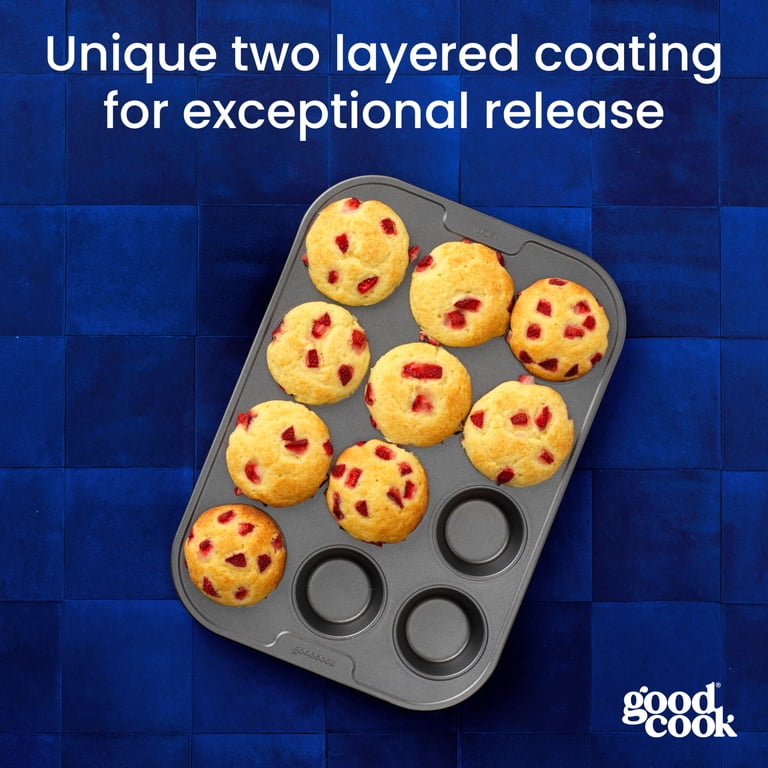 12-Well Nonstick Carbon Steel Muffin Pan photo 2