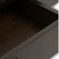 thumbnail image 3 of Simpli Home Cosmopolitan 42 inch Wide Solid Wood Contemporary Coffee Table in Mahogany Brown, 3 of 6