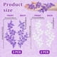 thumbnail image 2 of 4 parches bordados de 2 estilos, apliques florales bordados, parches de hojas para ropa (DIY), 2 of 9