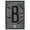 Black Framed Version, variant on NBA Brooklyn Nets - Logo 25 Wall Poster with Push Pins, 22.375" x 34"