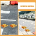 thumbnail image 3 of OATIPHO 5Pcs Raised Yellow Reflective Driveway Stakes for Night Visibility and Traffic Safety, 3 of 8
