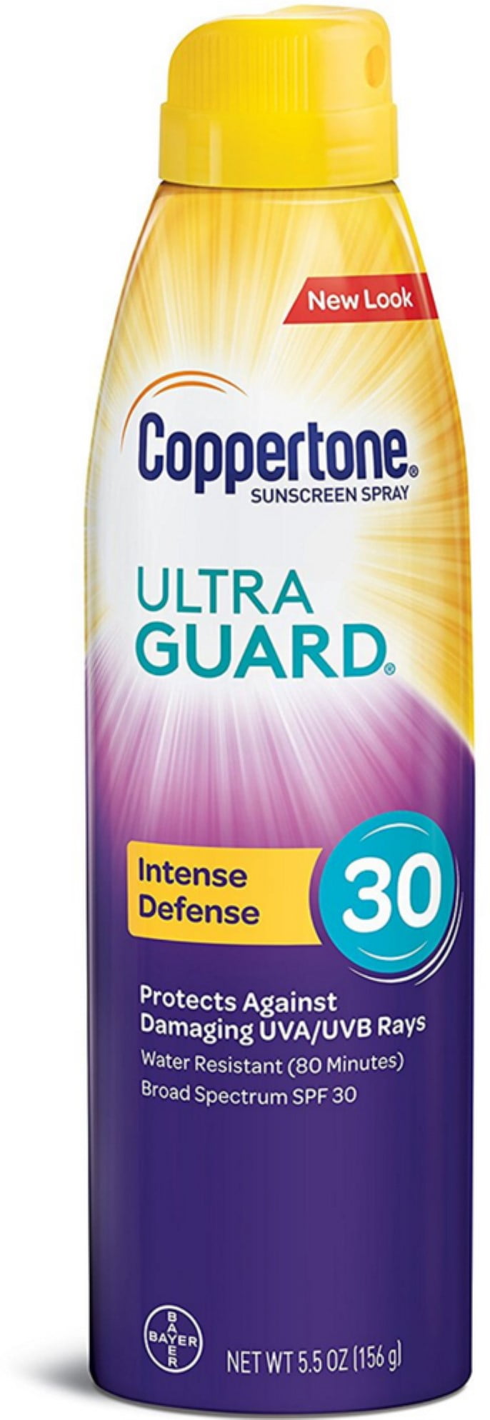 Coppertone ULTRA GUARD Sunscreen Continuous Spray SPF 30 5.50 oz (Pack of 2)