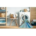 thumbnail image 2 of Ahgly Company Machine Washable Indoor Square Transitional Deep-Sea Green Area Rugs, 4' Square, 2 of 7