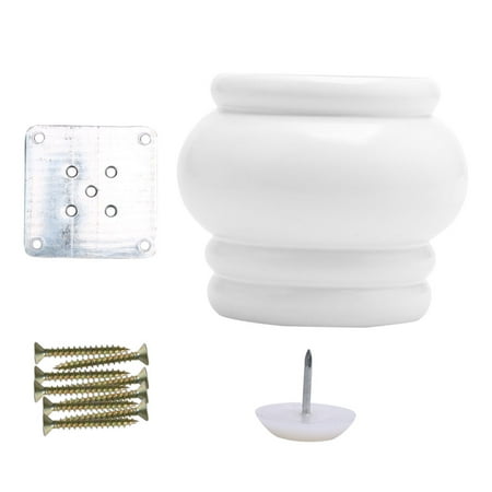 3 Inch Round Wood Furniture Legs Sofa Dresser Replacement Feet White Canada