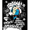thumbnail image 3 of Warner Bros Superman Many Kisses Kids Silk Touch Throw Blanket, 3 of 4